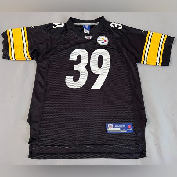 PITTSBURGH STEELERS REEBOK WILLIE PARKER‎ #39 JERSEY YOUTH SZ LARGE (14-16) - Picture 1 of 8